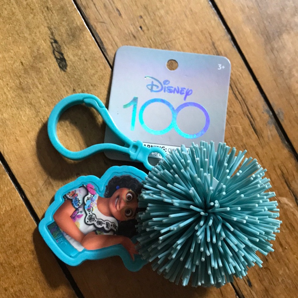 Disney Teal Kids Bag Charm with Character